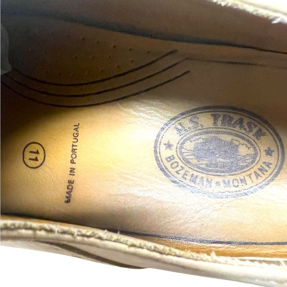 M S Trask men’s size 11 newer worn once suede derby style lace up shoe quality - Picture 8 of 8